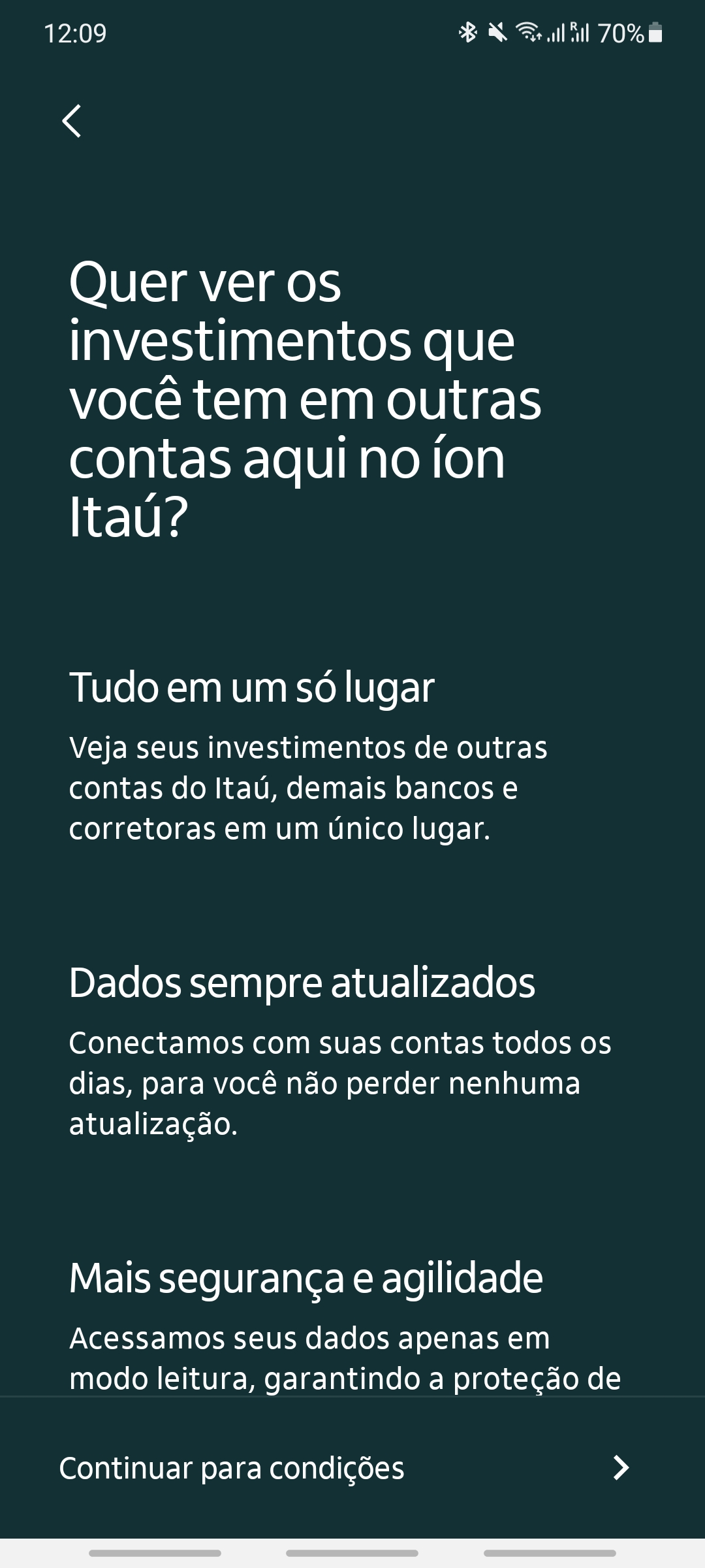 add bank account in íon 1